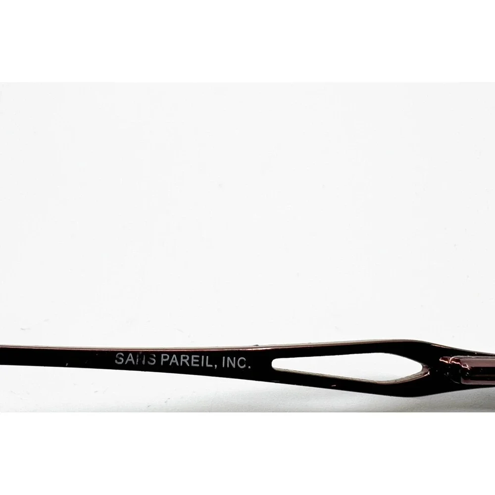 Linda Evans Eyeglasses Women Brown Metal 367 Designer 51-17-140